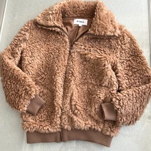 Bomber style Teddy/Sherpa Jacket. Super cozy and soft